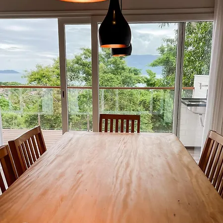 Linda Casa Com Vista Incrivel Em Condominio No Sul Da Ilha Ilhabela Exterior photo